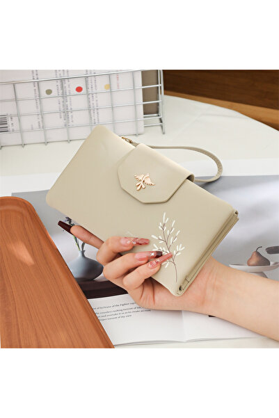 rinkadoll محفظة أنيقة من قماش الساتان بتصميم جديد مع سوار ناعم