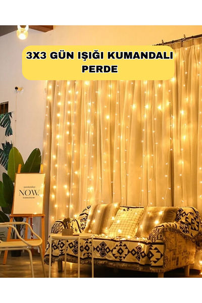 Varant Store Zaman Ayarlı 8 Modlu Günışığı Perde Led Işık USB Çalışma
