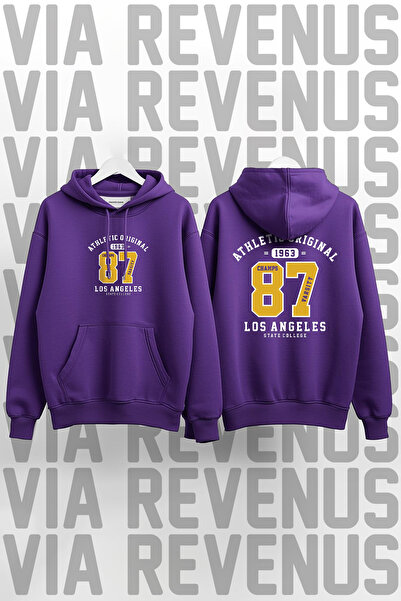 Vordevia Athletic Original Printed Unisex Oversized Hooded Sweatshirt - Custom Design Graphic Hoodie