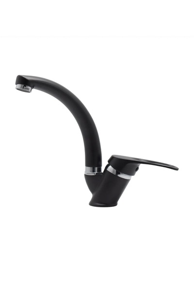 luxury faucet صنبور حوض حمام أسود قصير متعدد الاستخدامات