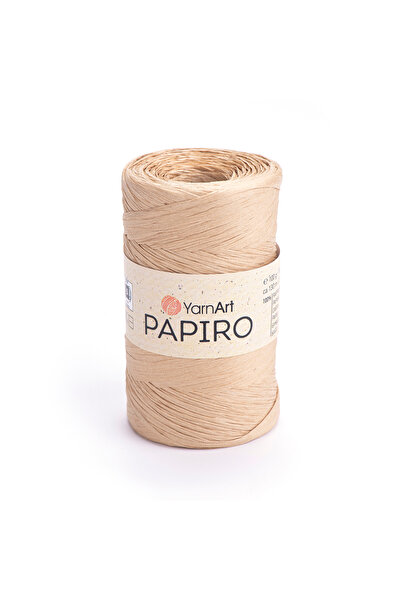 Yarnart Papyrus – 100% Raffia Paper Knitting Yarn 100 g / 130 M-1302-1 Piece