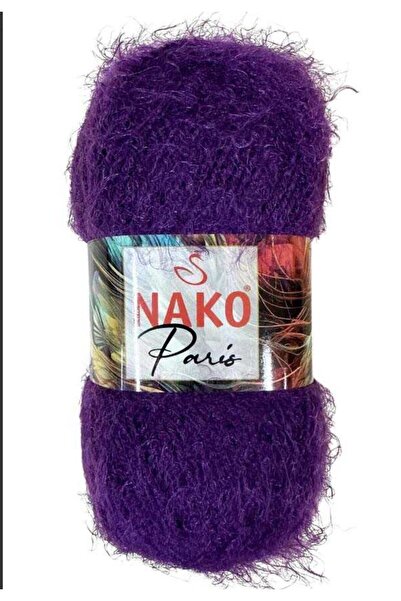 NAKO Paris El Örgü İpliği Renk kodu:14067 Mor/Mürdüm
