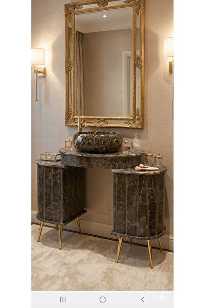 KURHAN DOĞAL TAŞ ONİKS DOĞAL TAŞ LAVABO TAKIMI