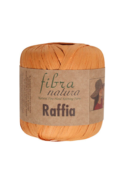 Fibra Natura Raffia 100% Viscose – 40 g 90 m Medium Thickness Knitting Yarn-116-20-1 Piece
