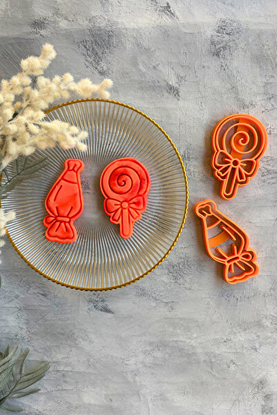 CESTOPİENO أداة تشكيل العجين على شكل مصاصة وحقيبة ضغط / للبسكويت، السيراميك، الطين البوليمر، عجينة اللعب