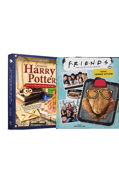 Teras Kitap Friends: Resmi Yemek Kitabı + Hp Tatlı ve Şekerlemeler Kitabı