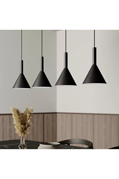 RONİSU AYDINLATMA Mendoza Sıralı 4 Başlıklı Avize RA-AVZ- 7405-92-18