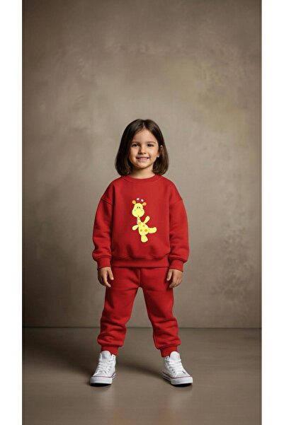 playwear Φούτερ ομάδας GIRAFFE V1 με στάμπα για κορίτσια και αγόρια, με λαιμό...