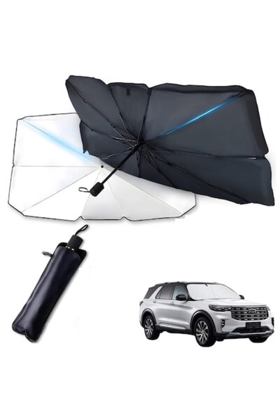 STOREONLINE Parasolar parbriz auto umbrela pliabila protectie UV depozitare u...