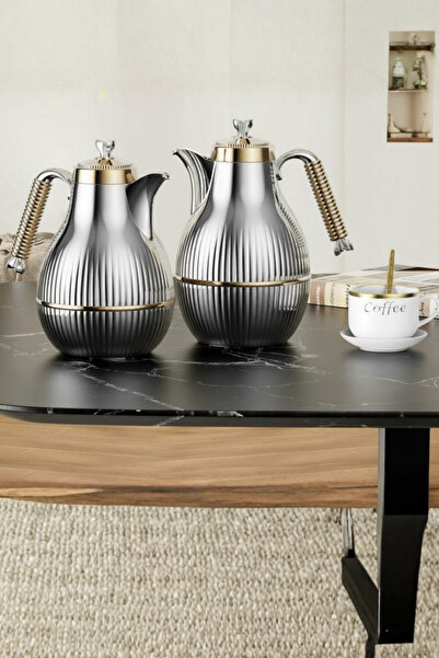 Generic Luxury Royal Design Tea and Coffee Thermos Set 1 Liter/600 ml