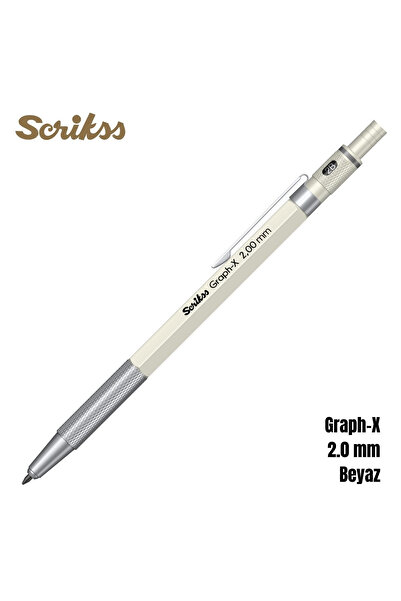 Scrikss Versatil Kalem Graph-X 2.0mm Beyaz