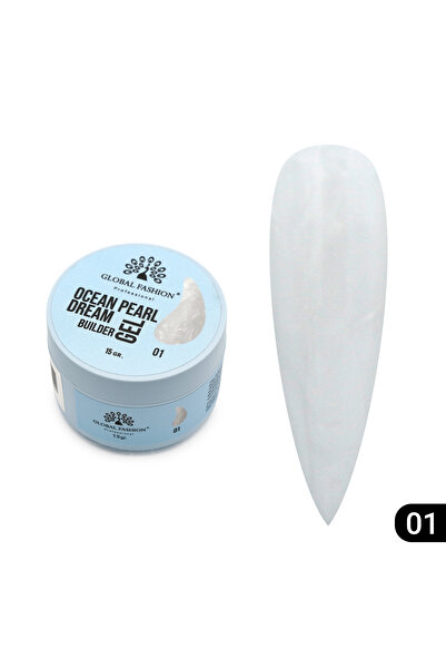 global fashion Gel pentru modelarea unghiilor 15 gr, Ocean Pearl Dream Builde...