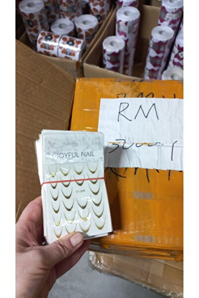 global fashion French ombre slider design stickers ST-2306 gold