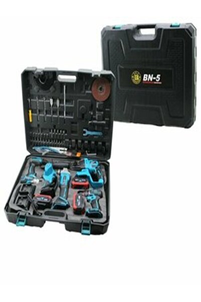 ışık tedarik BN-5 (5PCS) ELEKTRİKLİ ALET SET ŞARJLI MATKAP HİLTİ TAŞLAMA SOMU...