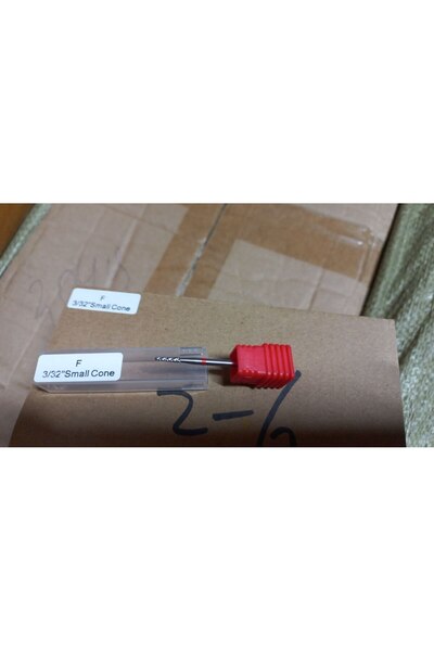 global fashion Hard metal tip, cone, red bear, f small cone