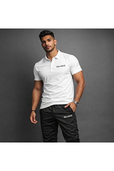 NOFLEN Σετ αθλητικών παντελονιών Polo Yaka Balance με τύπωμα 2'li