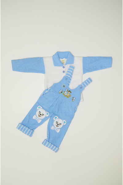 Baby Slon Kids Clup Kışlık havlu 2 li gömlekli bebe yakalı ördek ve dizden ay...