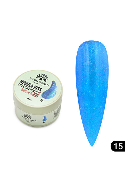 global fashion Nail modeling gel 15 gr, Nebula Kiss Builder Gel 15