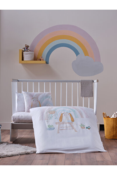 Doqu Home Embroidered Baby Bedding Set Little Bunny Baby - Yellow