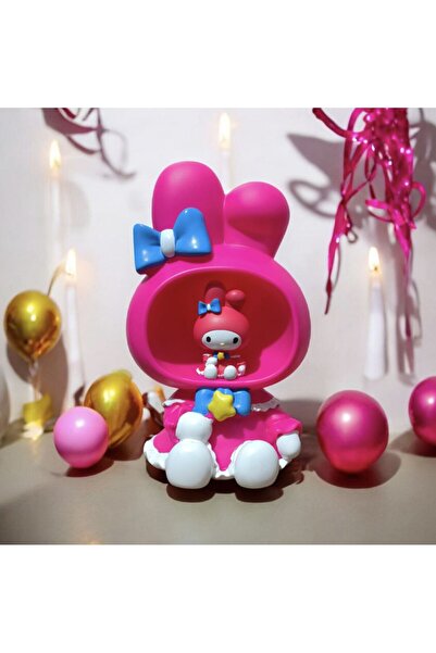 KRD Pingu Sevimli Tavşan Müzikli, Işıklı Gece Lambası Kumbara 22 X 12