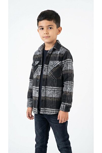 RBL COLLECTİON Erkek Oduncu Çocuk Gömlek Ekose Kareli