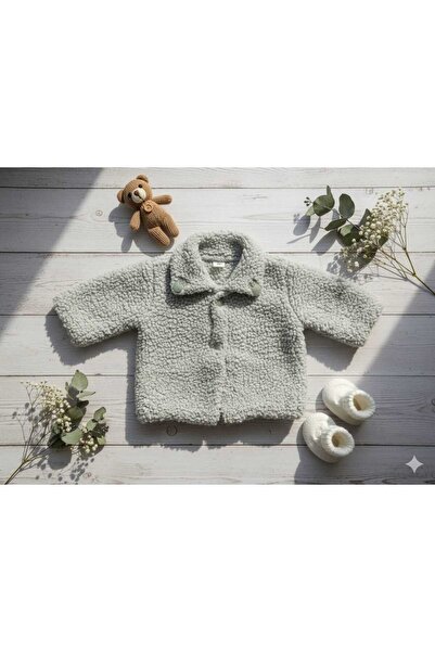 Okumuş Home El Örgüsü Bebek Hırkası Kışlık Hediyelik 12 - 18 Ay