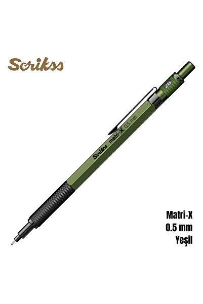 Scrikss Office Versatil Kalem Matri-X 0.5mm Yeşil