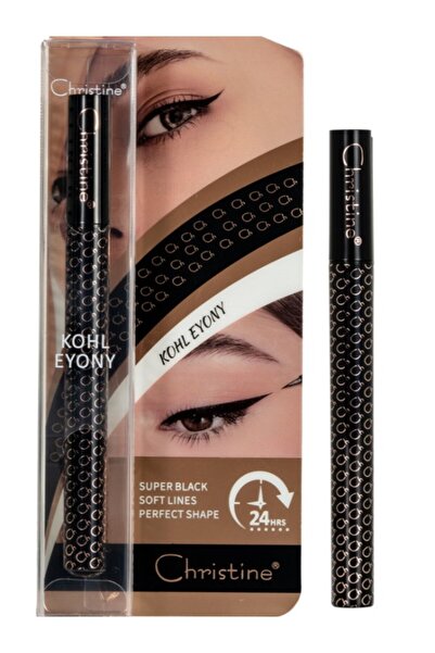 Christine Christine Waterproof Black Liquid Eyeliner