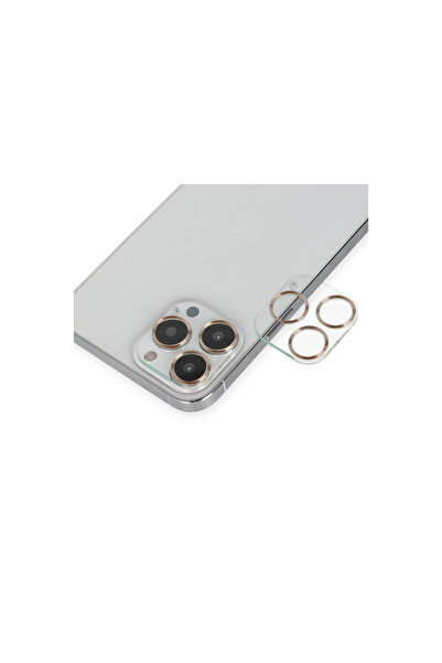 NewFace عدسة كاميرا معدنية لـ iPhone 14 Pro Max - ذهبية