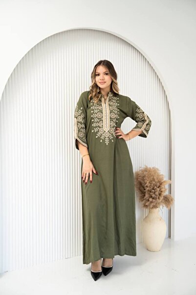 AFandina Luxurious embroidered jalabiya, lightweight, beautiful design suits ...