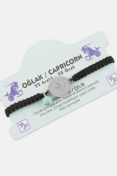 Marsilyan Capricorn Zodiac Steel Bracelet