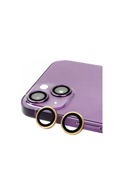 NewFace iPhone 15 Plus Raze Metal Camera Lens - Yellow