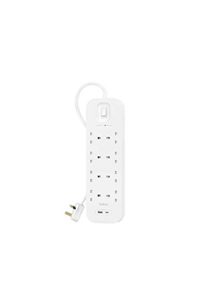 Belkin توصيلة بيلكن 8 منافذ مع منفذ تايب سي PD بقوة 18 واط ومنفذ USB-A