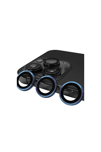 NewFace iPhone 15 Pro Raze Metal Camera Lens - Navy Blue