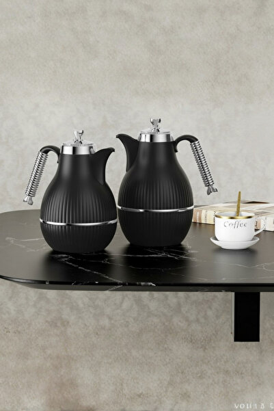 Generic Luxury Royal Design Tea and Coffee Thermos Set 1 Liter/600 ml