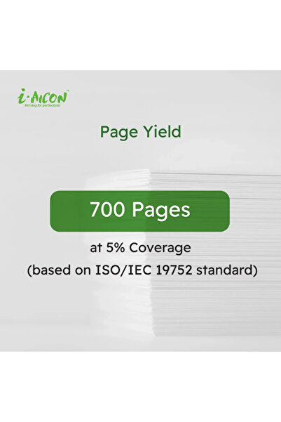 I-AICON خرطوشة حبر ليزر سماوي متوافقة مع طابعة HP 117A W2071A ذات إنتاجية 700 صفحة