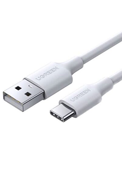 advisor كابل UGREEN USB-A 2.0 إلى USB-C طوله 2متر، لونه أبيض - US287