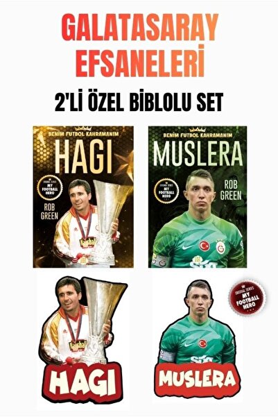 Dokuz Çoçuk Galatasaray Efsaneleri 2'li Özel Biblolu Set
