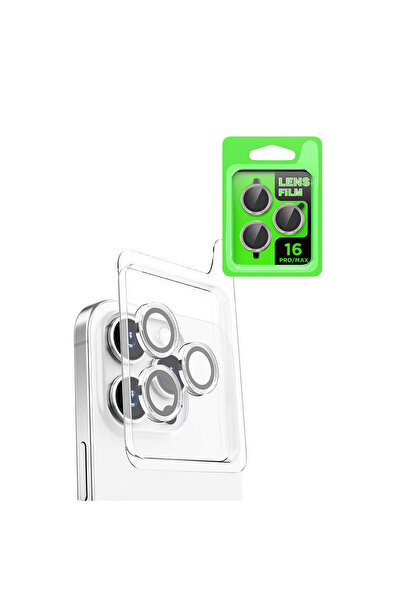 NewFace iPhone 16 Pro Max Metal Camera Lens - White