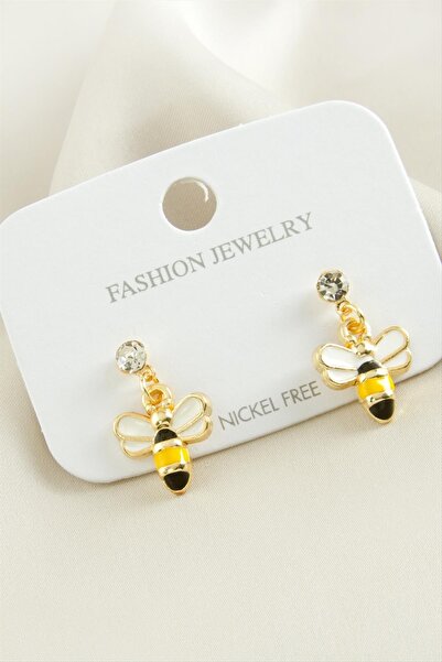 Angel Of Life Bee Enamel Earrings