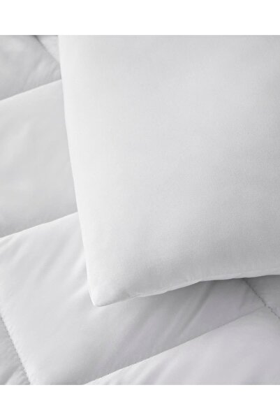 English Home طقم لحاف وسادة فردية من الألياف الدقيقة مقاس 155x215 سم أبيض (22...