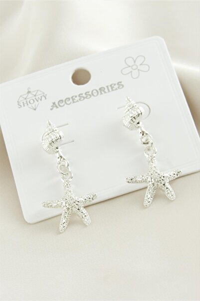 Angel Of Life Starfish Metal Earrings