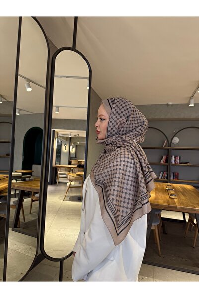 Emproyal Pamuk Şal – Kare Desenli, Dört Mevsim, Hafif ve Şık