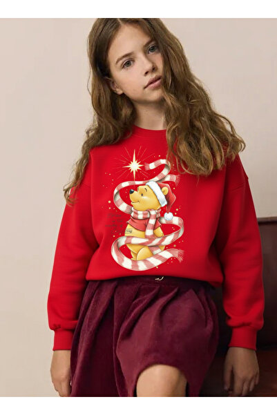 Little Aden New Year's Themed Girls' Cotton Sweatshirt