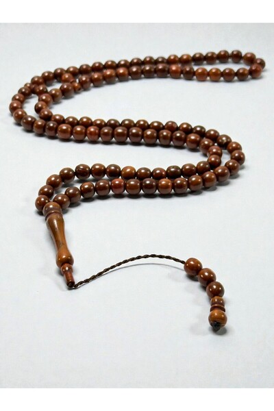 Deniz Elmasları Doğal Kuka Tesbih 99’lu – El Yapımı Parlak Kuka Boncuk, Kahve...