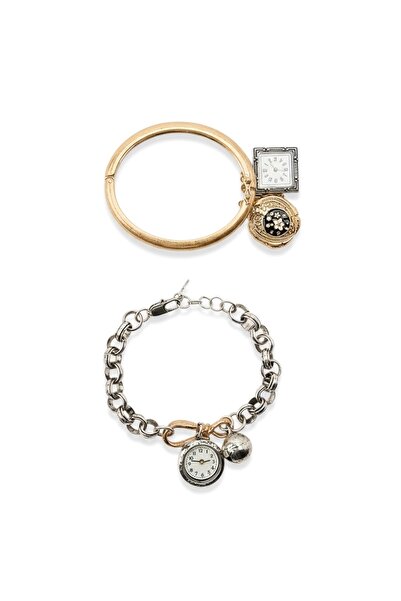 Lavrovo Rastenie سوار معصم مع ساعة (قطعتان)