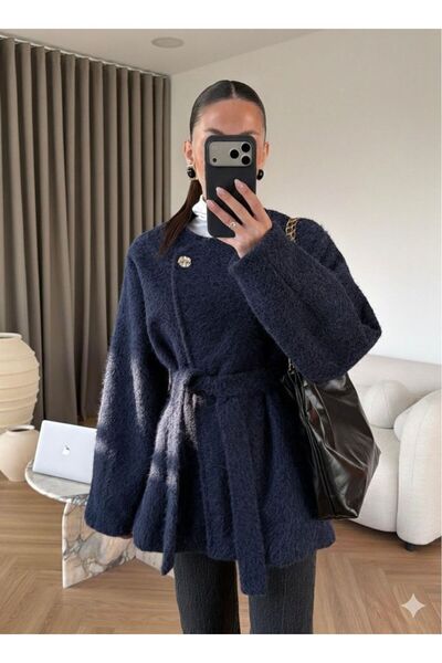 ALVOR GOLD DÜĞMELİ KISA KAŞE KABAN