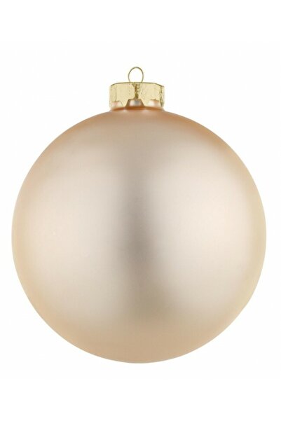 Bizzotto Set de 16 ornamente din sticlă aurie 10 cm