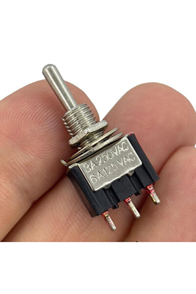 Arduino Projeleri IC-140 Toggle Switch On-Off-On 6mm 3P MTS-103 3 Adet
