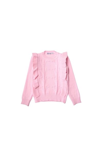 MODJEANS Knitted Sweater with Ruffles for Girls